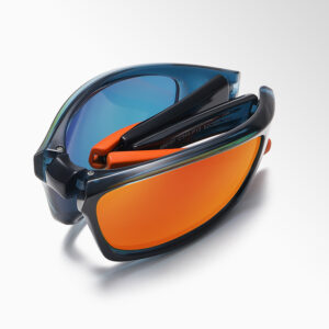 Folding sunglasses for sports cycling